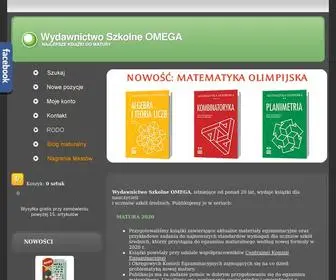 WS-Omega.com.pl(Matura, arkusze maturalne) Screenshot