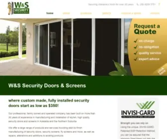 WS-Security.com.au(Security doors) Screenshot