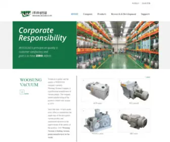 WS-Vacuumpump.com(Korea Vacuum Pump Manufacturer) Screenshot