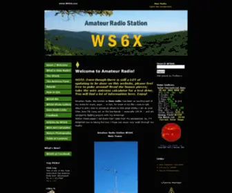 WS6X.com(Amateur Radio) Screenshot