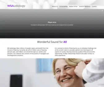 Wsa.com(WS Audiology) Screenshot