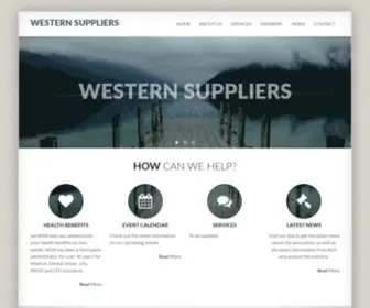 Wsagroup.org(Western Suppliers Association) Screenshot