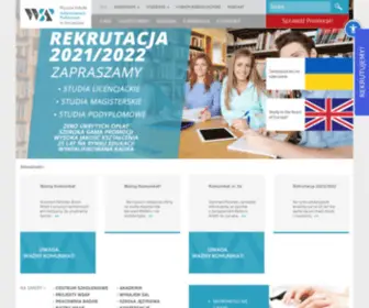 Wsap.szczecin.pl(Wyższa) Screenshot