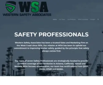 Wsarep.com(Safety Is Our Business) Screenshot