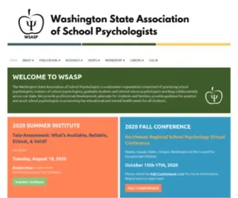 Wsasp.org(Washington State Association of School Psychologists) Screenshot