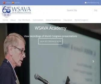 Wsava.org(Global Veterinary Community) Screenshot