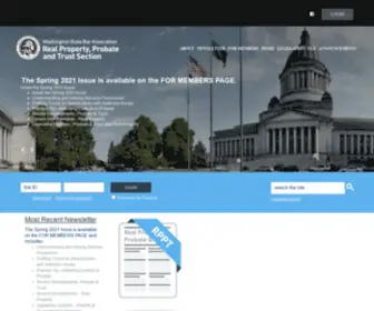 Wsbarppt.com(Washington State Bar Association Real Property) Screenshot