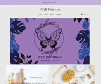 WSbnaturals.com(Hand made products) Screenshot