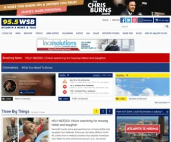 WSbradio.com(95.5 WSB) Screenshot