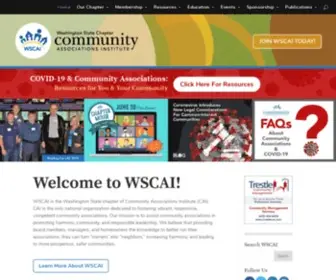 Wscai.org(Advocacy and Education for Condos and HOAs) Screenshot
