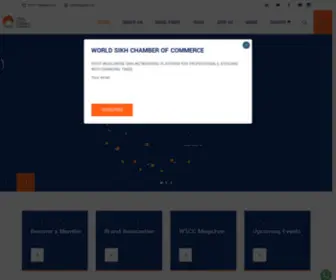 WSCC.in(World Sikh Chamber of Commerce) Screenshot