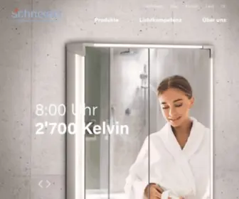 WSChneider.com(Spiegelschränke und lichtspiegel von schneider bieten im bad immer das richtige licht) Screenshot