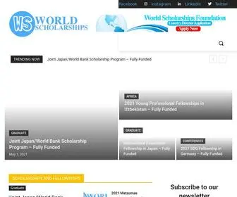 WScholarships.com(World Scholarships) Screenshot