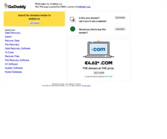 Wsdata.co(Websites and domains information database) Screenshot