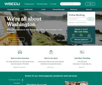 Wsecu.org(We're a member) Screenshot