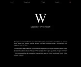 Wsecurite.eu(W Sécurité et Protection) Screenshot