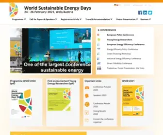 Wsed.at(World Sustainable Energy Days) Screenshot