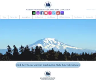 WSfda.org(Washington State Funeral Directors Association) Screenshot