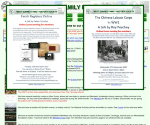 WSFHS.org(WSFHS) Screenshot