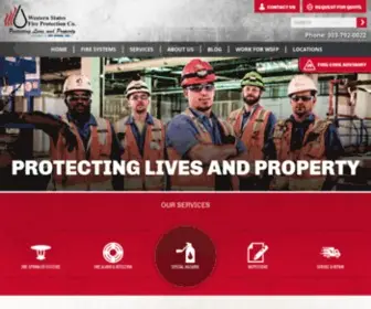 WSFP.com(Western States Fire Protection) Screenshot