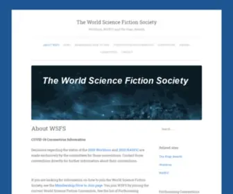 WSFS.org(The World Science Fiction Society) Screenshot