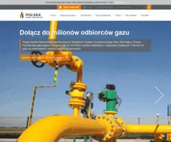 Wsgaz.pl(Polska Spółka Gazownictwa) Screenshot