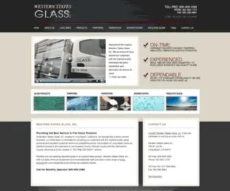 WSglass.com(Western states glass) Screenshot