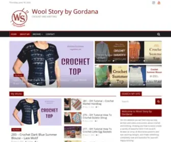 Wsgordana.com(Wool Story by Gordana Crochet and Knitt) Screenshot