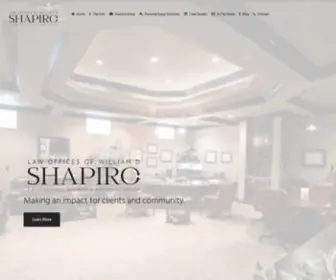 Wshapiro.com(Personal Injury Accident) Screenshot