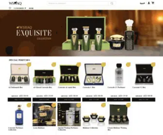 Wshaq.com(Your first Destination For Perfumes & Incense Shopping) Screenshot