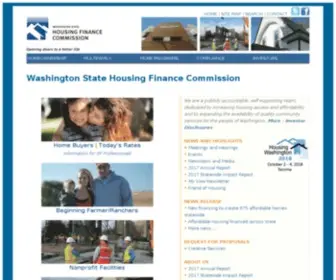 WSHFC.org(The Washington State Housing Finance Commission) Screenshot
