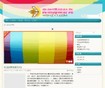 WSHZYT.com Screenshot