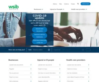 Wsib.ca(Home) Screenshot