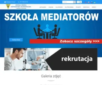 Wsie.edu.pl(Wyższa Szkoła Inżynieryjno) Screenshot