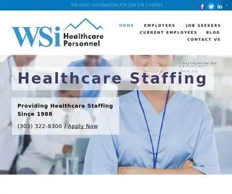 Wsijobs.com(Healthcare Staffing) Screenshot