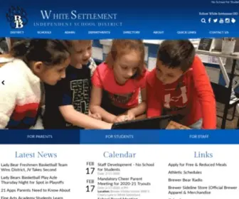 Wsisd.com(White Settlement Independent School District) Screenshot