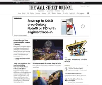 Wsje.com(The Wall Street Journal) Screenshot