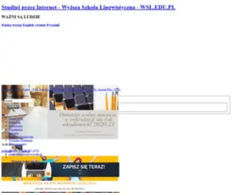 WSL.edu.pl(WSL) Screenshot