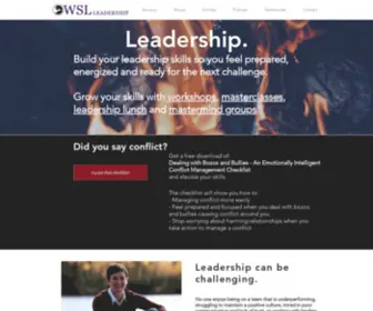 WSlleadership.com(WSL Leadership) Screenshot