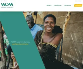WSM.be(We social movements) Screenshot
