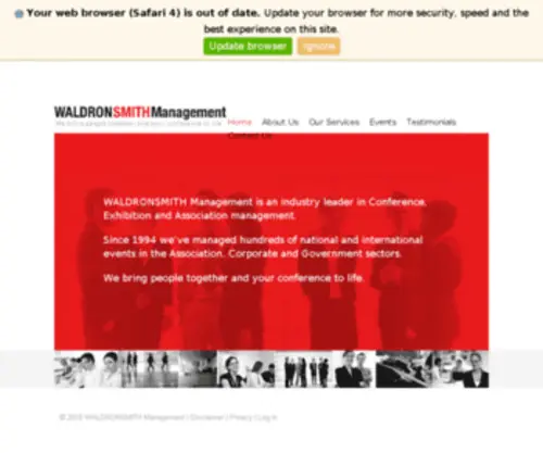 WSM.com.au(WALDRONSMITH Management) Screenshot