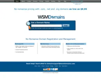 WSmDomain.com(Transfer Domains) Screenshot