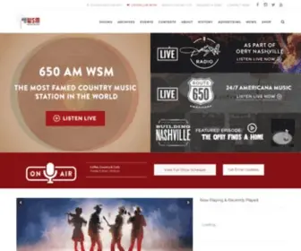 Wsmonline.com(WSM Radio) Screenshot
