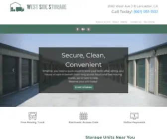 WSMstorage.com(Lancaster, CA Self-Storage) Screenshot