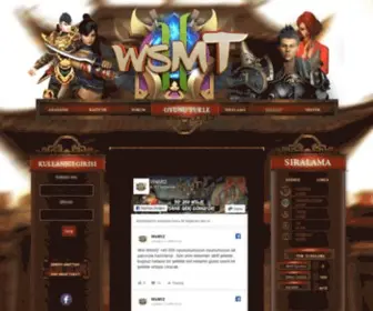 WSMT2.com(Metın2 pvp serverler) Screenshot