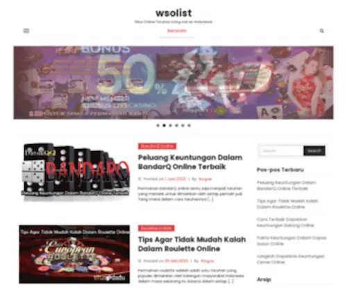 Wsolist.com Screenshot