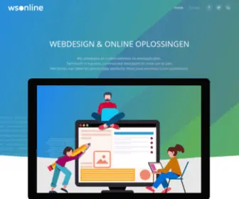 Wsonline.nl(Online scoren met een moderne website. Presteer maximaal in Google dankzij responsive (mobiel)) Screenshot