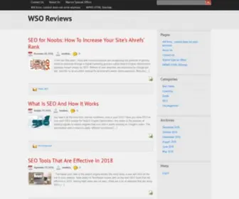 Wsoreviews.com(WSO Reviews) Screenshot