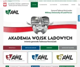 Wso.wroc.pl(AWL Wrocław) Screenshot