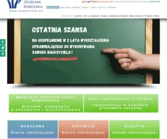 WSpkorczak.eu(Uczelnia Korczaka) Screenshot